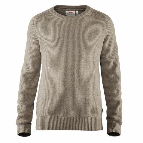 Fjällräven Greenland Sweater White Singapore For Men (SG-47487)